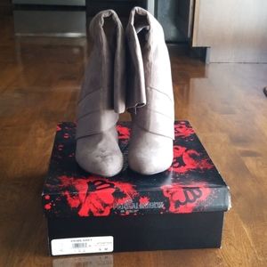 Fergalicious Suede Calf High Boots